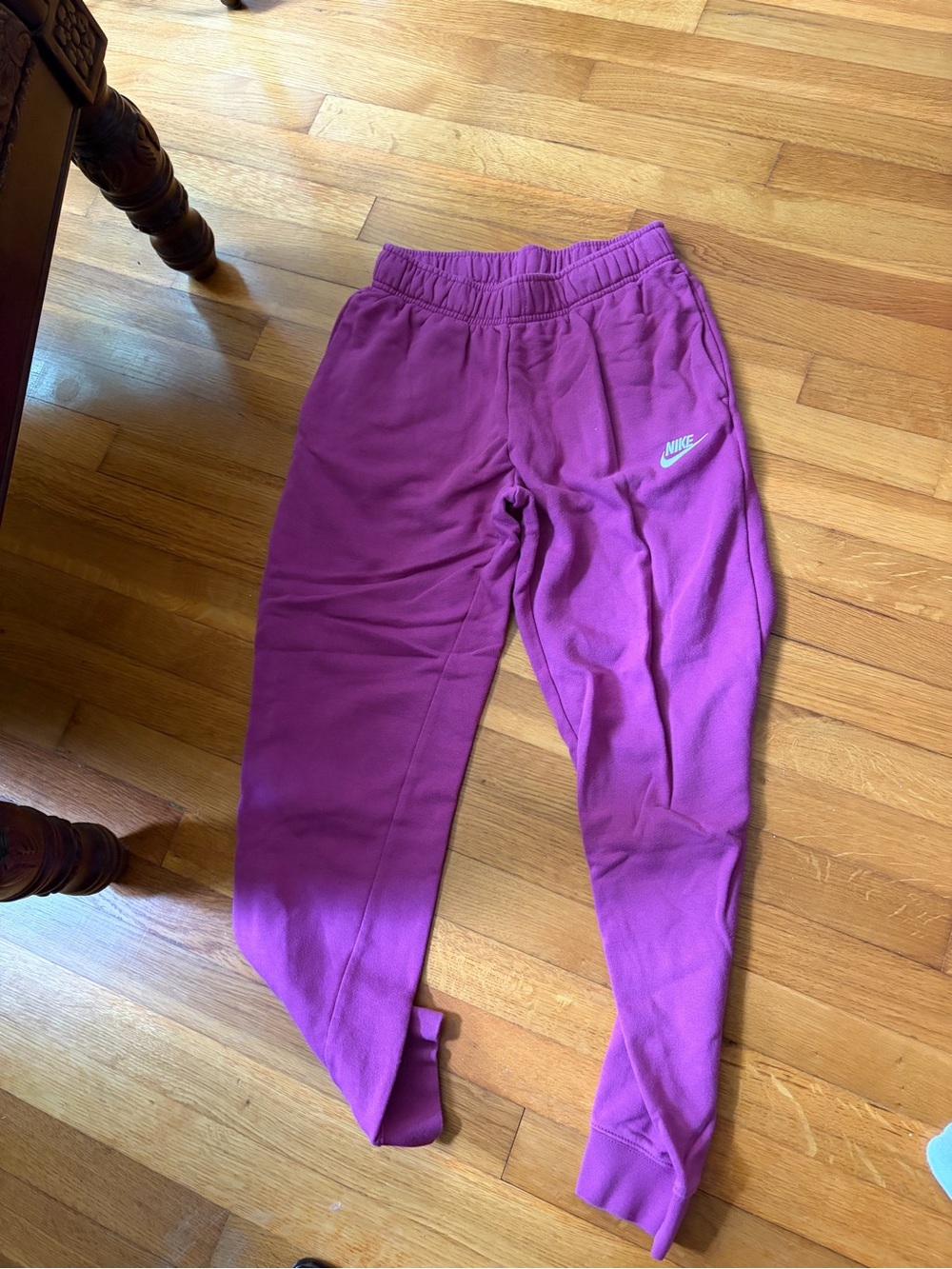 Nike Purple Joggers with White Logo